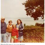 1978 - With Andy, Bundy and Viki at Lake Balaton, Hungary