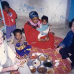 1997 - Sharing Ramadan's iftar with boatman's family in Aswan, Egypt