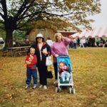 1999.1 - With Viki and grandsons Andy and Alex at festival in Oxford, OH